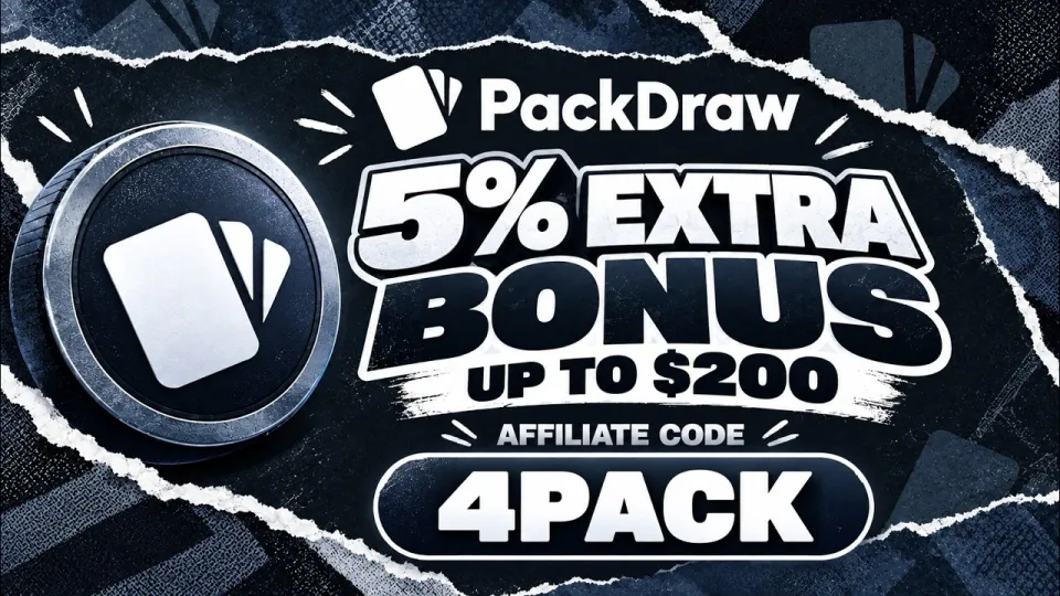 PackDraw Affiliate Code 4PACK - How to Use It & What You Get (5% extra up to $200) Promo Code 2026